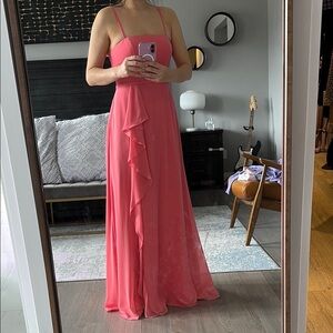 Elegant Pink Evening Gown